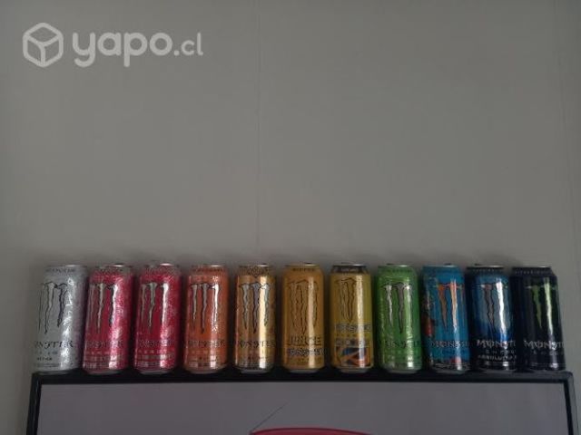 Coleccion latas de monster (Chile y Argentina)