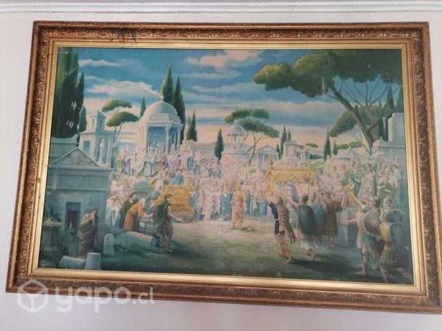 Hermoso gobelino antiguo