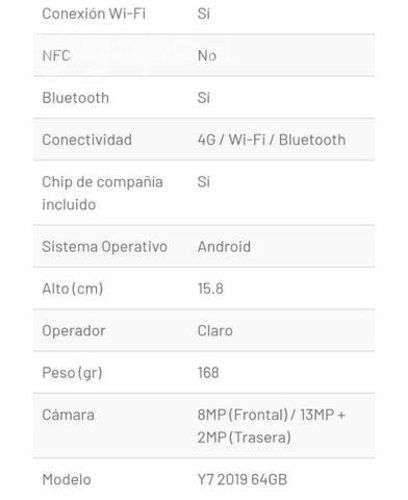 Huawei Y7 2019