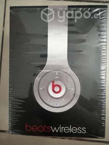 Caja auriculares Beats Wireless gris con cables