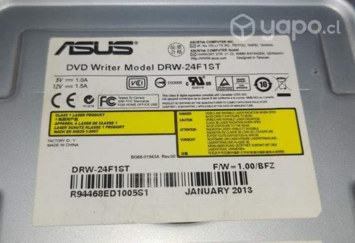 Grabador Asus DVD SATA DRW-24F1ST
