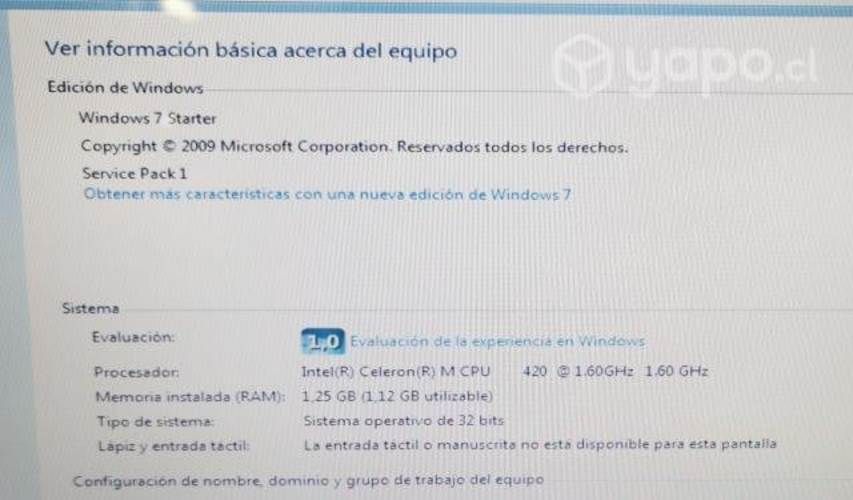Notebook Packard Bell Easynote MZ36-V-105 Usados