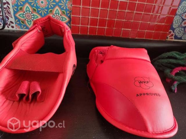 Protector pie karate