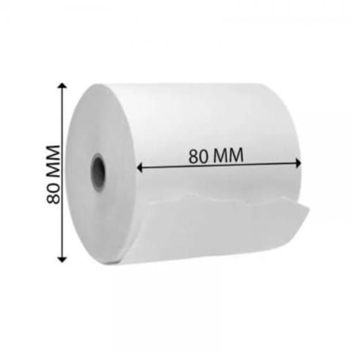 50 Rollos De Papel Térmico 80mm X 80 Mm Boletas