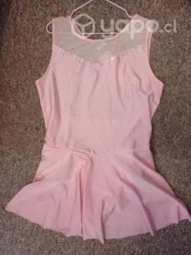 Malla patinaje rosada talla 16 - Nueva