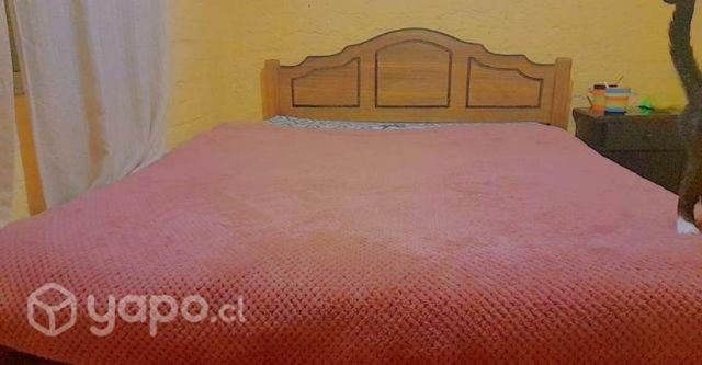 Cama 2 plazas 1/2 + colchon