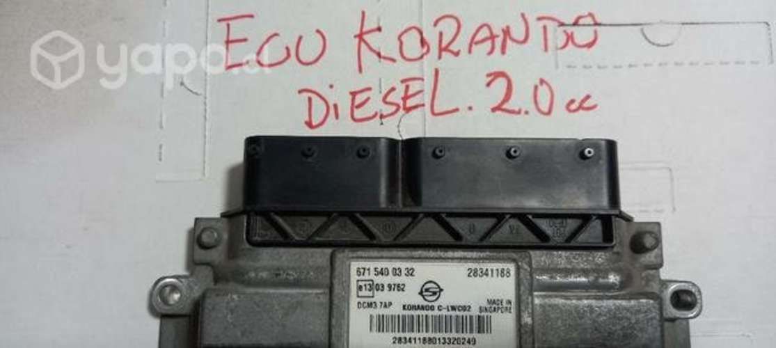 Ssangyong korando ecu motor 2.0 diesel año 2013