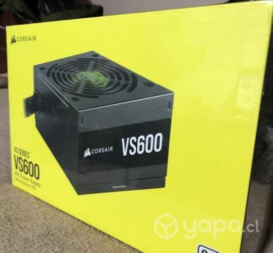 Fuente de Poder Corsair VS600 White