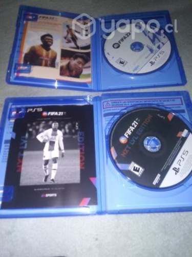 PS5 juegos FIFA 21y FIFA 22