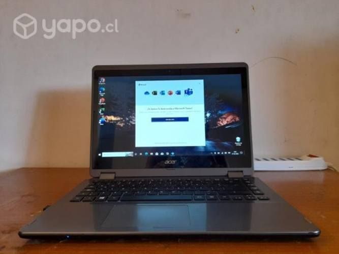 Notebook Táctil Acer profecional 360°