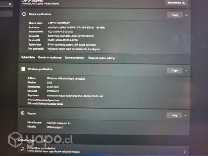 Notebook ASUS VivoBook S430FN-EB093T