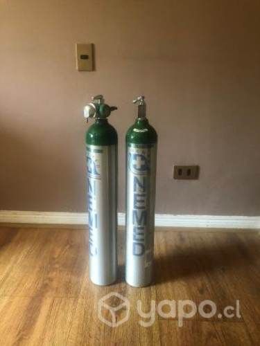 Cilindro de oxigeno con regulador