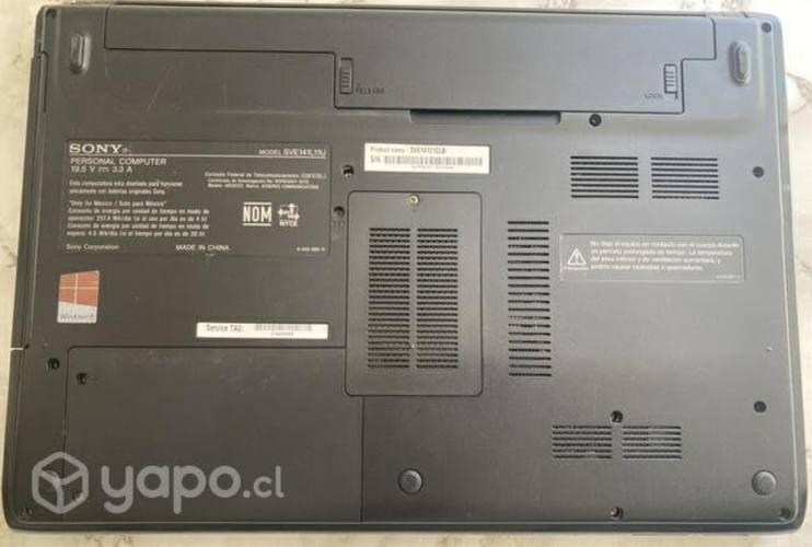 Notebook Sony Vaio
