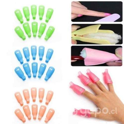 Pack 5 Pinzas para Quitar Esmalte Permanente