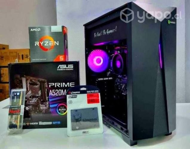 Pc gamer NUEVO Ryzen 5600G 16gb ram ddr4 526gb ssd