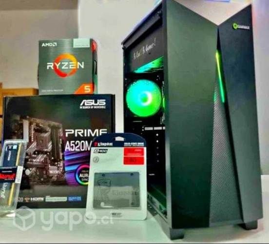 Pc gamer NUEVO Ryzen 5600G 16gb ram ddr4 526gb ssd