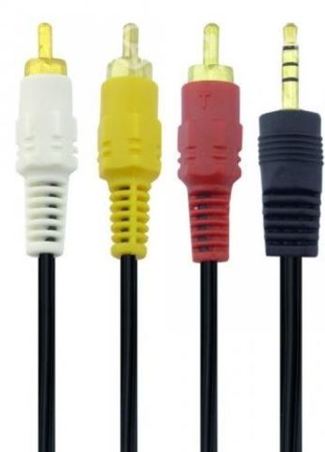 Cable RCA 3X1 Plug Dorado, Cable 150cm, RCA X 1 Pl