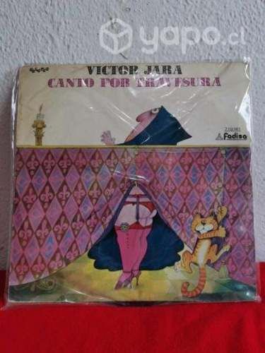 Vinilo. Víctor Jara-Canto por travesura