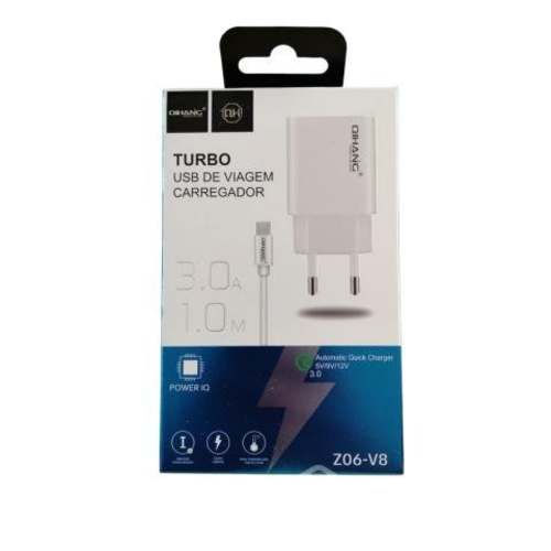 Cargador celular android carga rapida 3.0