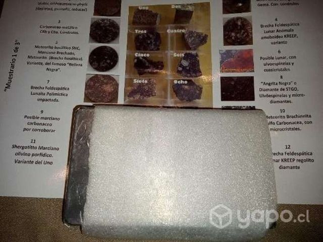 Colección meteoritos, se permuta x bici