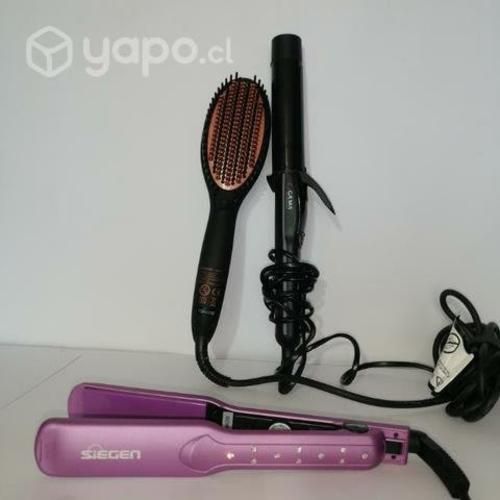 Lote alisador,cepillo eléctrico,y ondulador