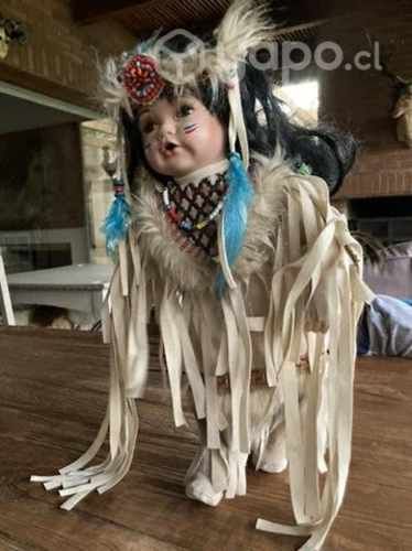 Muñeca de porcelana india (Apaches)