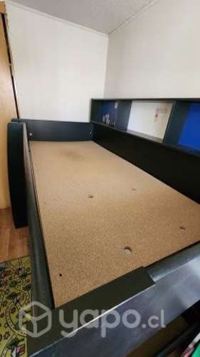 Camarote de niños con repisas + 2 colchones