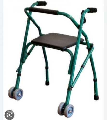 Andador "burrito" plegable con asiento