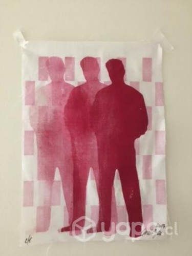 Serigrafia monocromo de artista Mario Soro