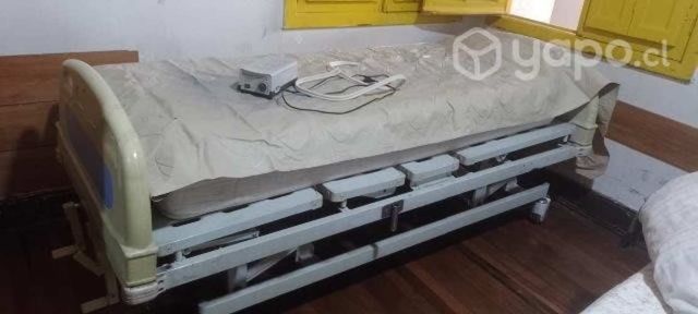 Cama clínica + colchón antiescaras (LPP)