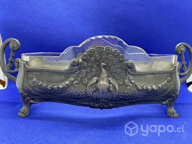 Antiguo centro de mesa Jugendstil c 1900 alemán