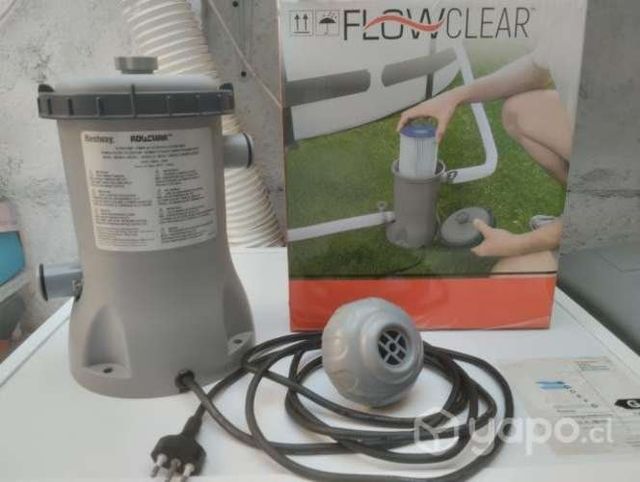 Bomba filtro piscina flowclear de bestway nueva