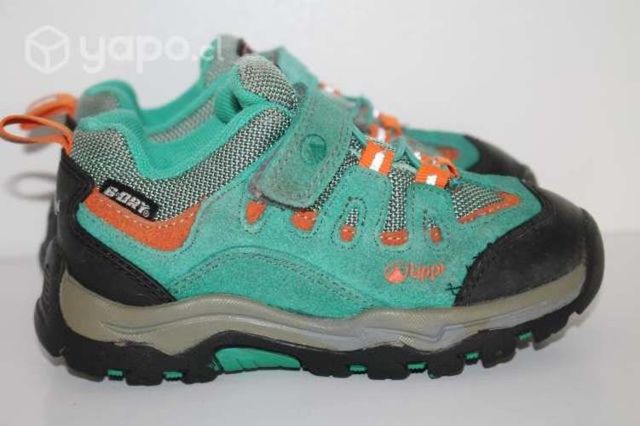 Zapatilla Niña Cuero/Outdoor LIPPI Turquesa N°27
