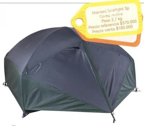 Carpa marmot 3 personas