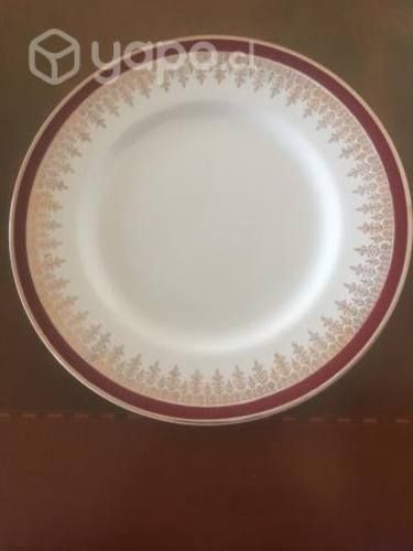 Plato de loza inglesa