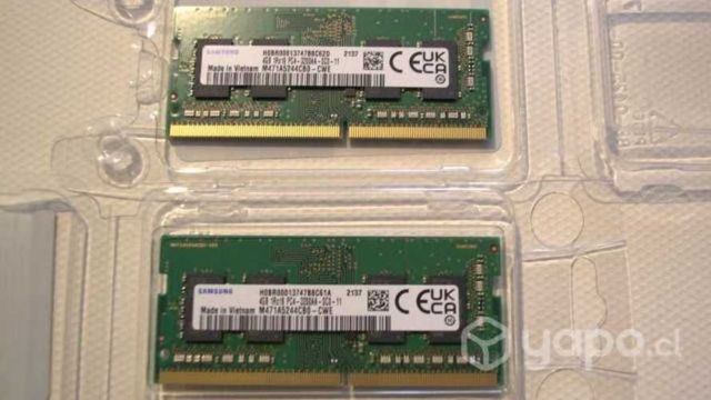 Memoria Ram 8GB (2 x 4GB) DDR4-3200MHz