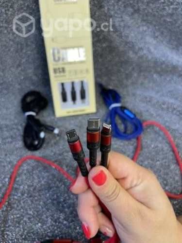 Cable cargador multiuso