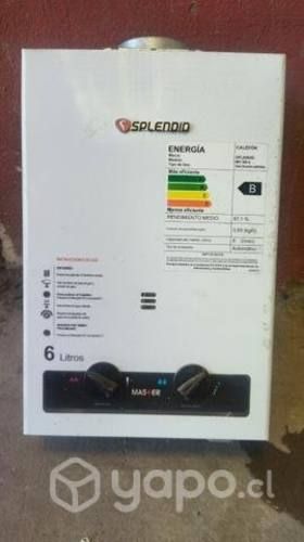 Calefont splendid 6 litros ( gas licuado )