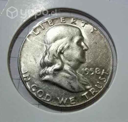 Medio dolar de plata - Franklin