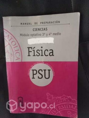 Manual de preparación Ciencias Fisica. Módulo opta
