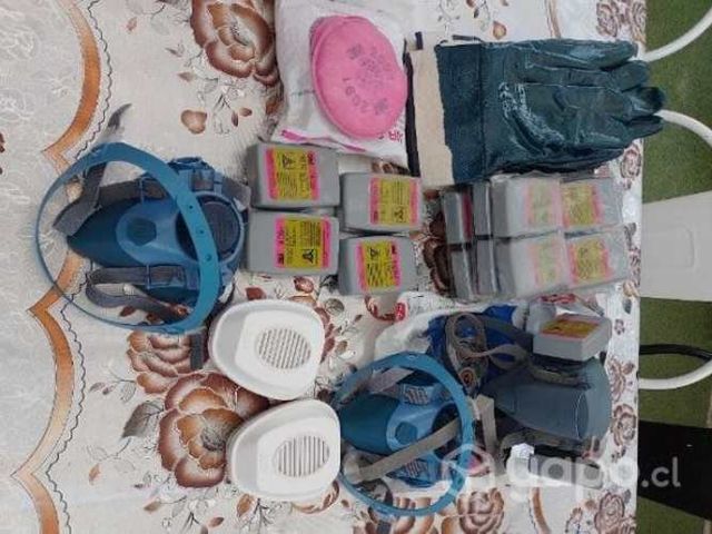 Lote de respiradores con filtro