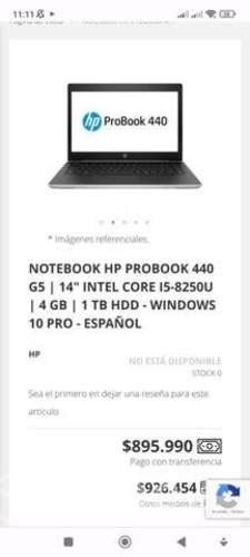 Notebook HP G5