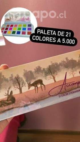 Paletas de maquillaje