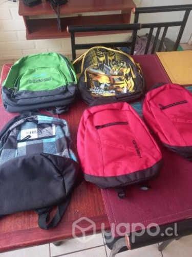 Lote mochilas niño.