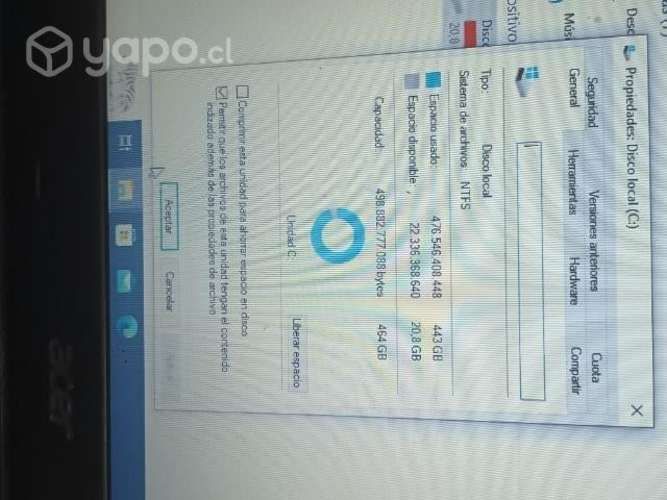 Nothebook acer formatedado llegar y usar
