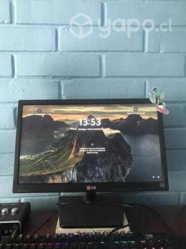 Monitor lg + mas cable y adaptador hdmi