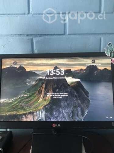 Monitor lg + mas cable y adaptador hdmi