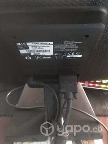 Monitor lg + mas cable y adaptador hdmi