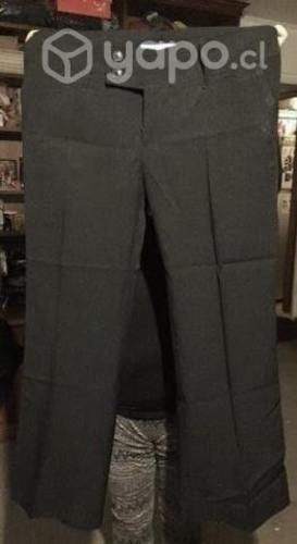 Opposite pantalon negro de tela recto talla 44