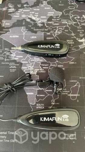 KIMAFUN G130 - micrófono Lavalier inalámbrico 2.4G